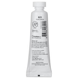 ShinHan Pass Colors Opaque Watercolor Tube - Olive Green, 20 ml back