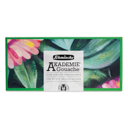 Front of package for Schmincke Akademie Gouache Paints - Set of 12, Assorted Colors, 20 ml Tubes