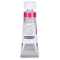 Schmincke Akademie Gouache Paint - Signal Red, 60 ml Tube