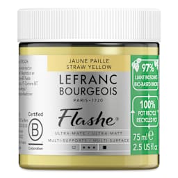 Lefranc Bourgeois Flashe Biobased Paint - Straw Yellow, 75 ml