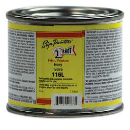 1-Shot Lettering Enamel - Ivory, 4 oz