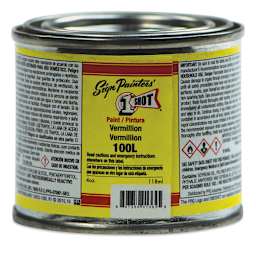 1-Shot Lettering Enamel - Vermilion, 4 oz