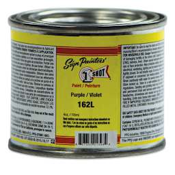 1-Shot Lettering Enamel - Purple, 4 oz