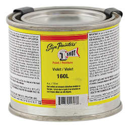 1-Shot Lettering Enamel - Violet, 4 oz