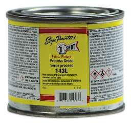 1-Shot Lettering Enamel - Process Green, 4 oz