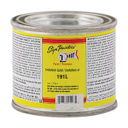 1-Shot Lettering Enamel - Imitation Gold, 4 oz
