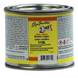 1-Shot Lettering Enamel - Copper, 4 oz