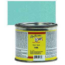 1-Shot Lettering Enamel - Aqua, 4 oz can and swatch