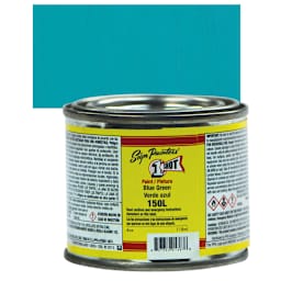 1-Shot Lettering Enamel - Blue-Green, 4 oz can and swatch