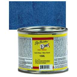 1-Shot Lettering Enamel - Dark Blue, 4 oz can and swatch
