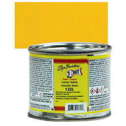 1-Shot Lettering Enamel - Lemon Yellow, 4 oz can and swatch