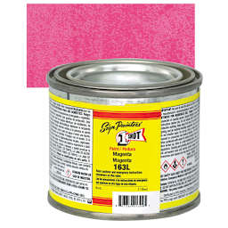 1-Shot Lettering Enamel - Magenta, 4 oz can and swatch