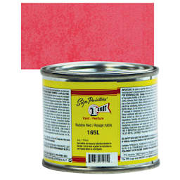 1-Shot Lettering Enamel - Rubine Red, 4 oz can and swatch