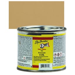 1-Shot Lettering Enamel - Tan, 4 oz can and swatch