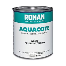 Ronan Aquacote Water-Based Acrylic Color - Primrose, Quart