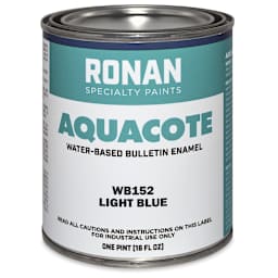 Ronan Aquacote Water-Based Acrylic Color - Light Blue, Pint