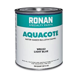 Ronan Aquacote Water-Based Acrylic Color - Light Blue, Quart