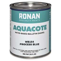 Ronan Aquacote Water-Based Acrylic Color - Process Blue, Pint