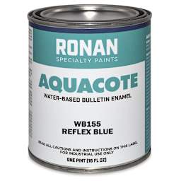 Ronan Aquacote Water-Based Acrylic Color - Reflex Blue, Pint
