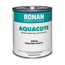 Ronan Aquacote Water-Based Acrylic Color - Process Purple, Quart