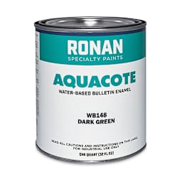 Ronan Aquacote Water-Based Acrylic Color - Dark Green, Quart