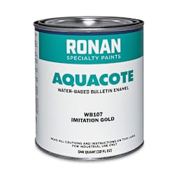 Ronan Aquacote Water-Based Acrylic Colors - Imitation Gold, Quart