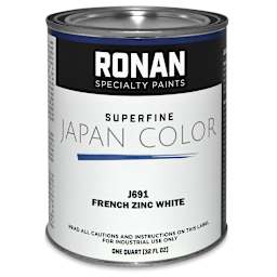 Ronan Superfine Japan Color - French Zinc White, Quart