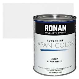 Ronan Superfine Japan Color - Flake White - Can and Swatch