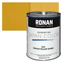 Ronan Superfine Japan Color - French Yellow Ochre - Can and Swatch
