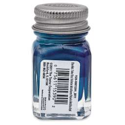 Testors Enamel Paint - Blue Metal Flake, 1/4 oz bottle