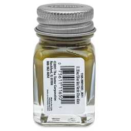 Testors Enamel Paint - Flat Olive, 1/4 oz bottle