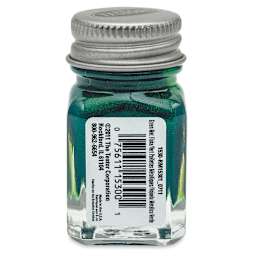Testors Enamel Paint - Green Metal Flake, 1/4 oz bottle