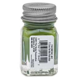 Testors Enamel Paint - Flat Green, 1/4 oz bottle