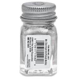 Testors Enamel Paint - Silver, 1/4 oz bottle