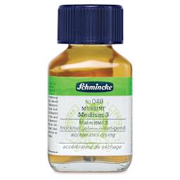 Schmincke Mussini Oil Mediums - Front view of 60 ml Medium 3 bottle