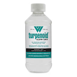 Weber Turpenoid Slow Dry - Front of 8 oz Bottle