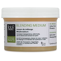 R&F Oil Blending Mediums - Front of 8 oz jar of Blending medium