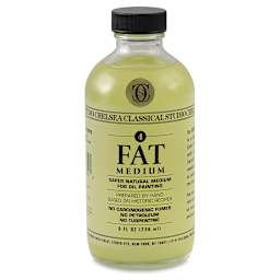 Chelsea Classical Studio Oil Fat Medium - Front of 8 oz bottle