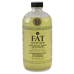 Chelsea Classical Studio Oil Fat Medium - Front of 16 oz bottle