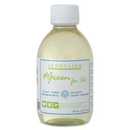 Sennelier Green for Oil Thinner - Front of 250 ml bottle