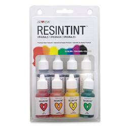 ArtResin ResinTint - Front of blister package of Set of 8 Regular Colors
