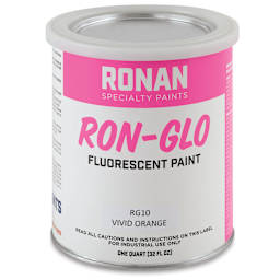 Ronan RON-GLO Fluorescent Paint - Vivid Orange, Quart