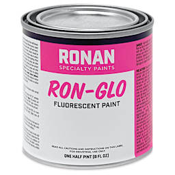Ronan RON-GLO Fluorescent Paint - Vivid Orange, 8 oz