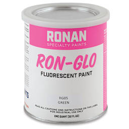 Ronan RON-GLO Fluorescent Paint - Green, Quart