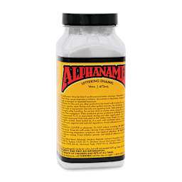 Alpha6 Alphanamel Lettering Enamel - Alpha White, 473 ml, Bottle