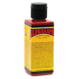 Alpha6 Alphanamel Lettering Enamel - Dark Red, 147 ml, Bottle