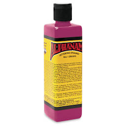 Alpha6 Alphanamel Lettering Enamel - Hot Pink, 236.6 ml, Bottle