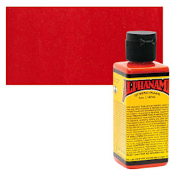 Alpha6 Alphanamel Lettering Enamel - Vermilion, 147 ml - Bottle and Swatch