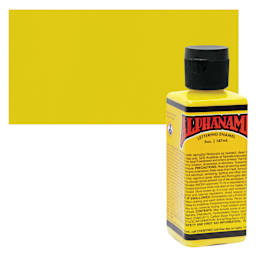 Alpha6 Alphanamel Lettering Enamel - Liquid Sunshine, 147 ml - Bottle and Swatch
