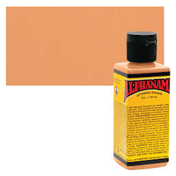 Alpha6 Alphanamel Lettering Enamel - Orange Sherbert, 147 ml - Bottle and Swatch